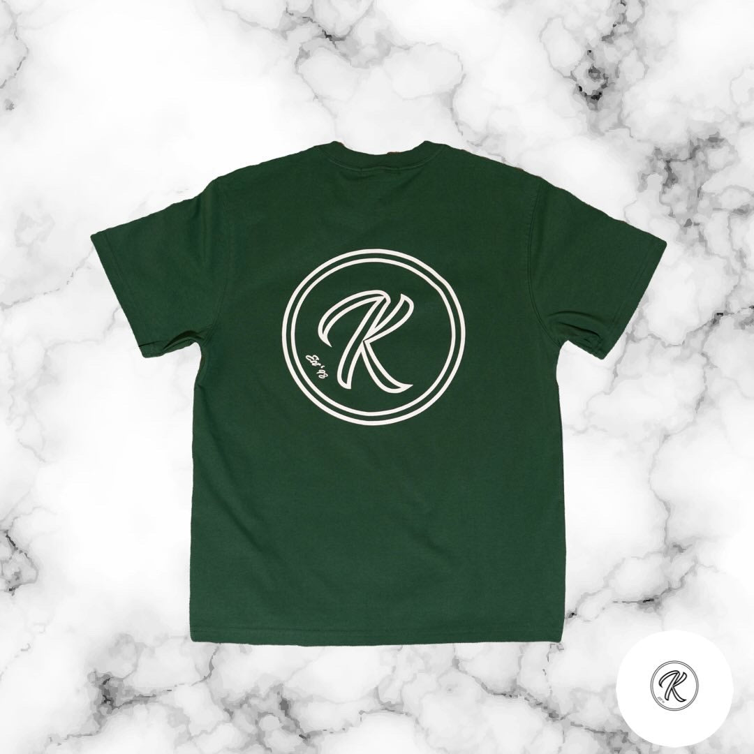 Forest Green "K" Fitted Tee