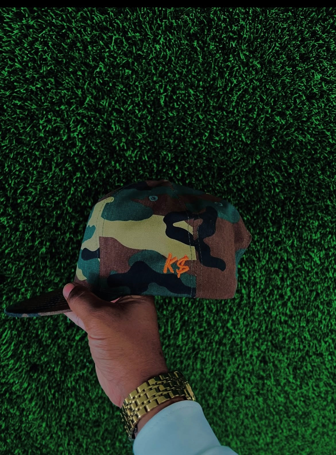Camo “K” Snapback Hat