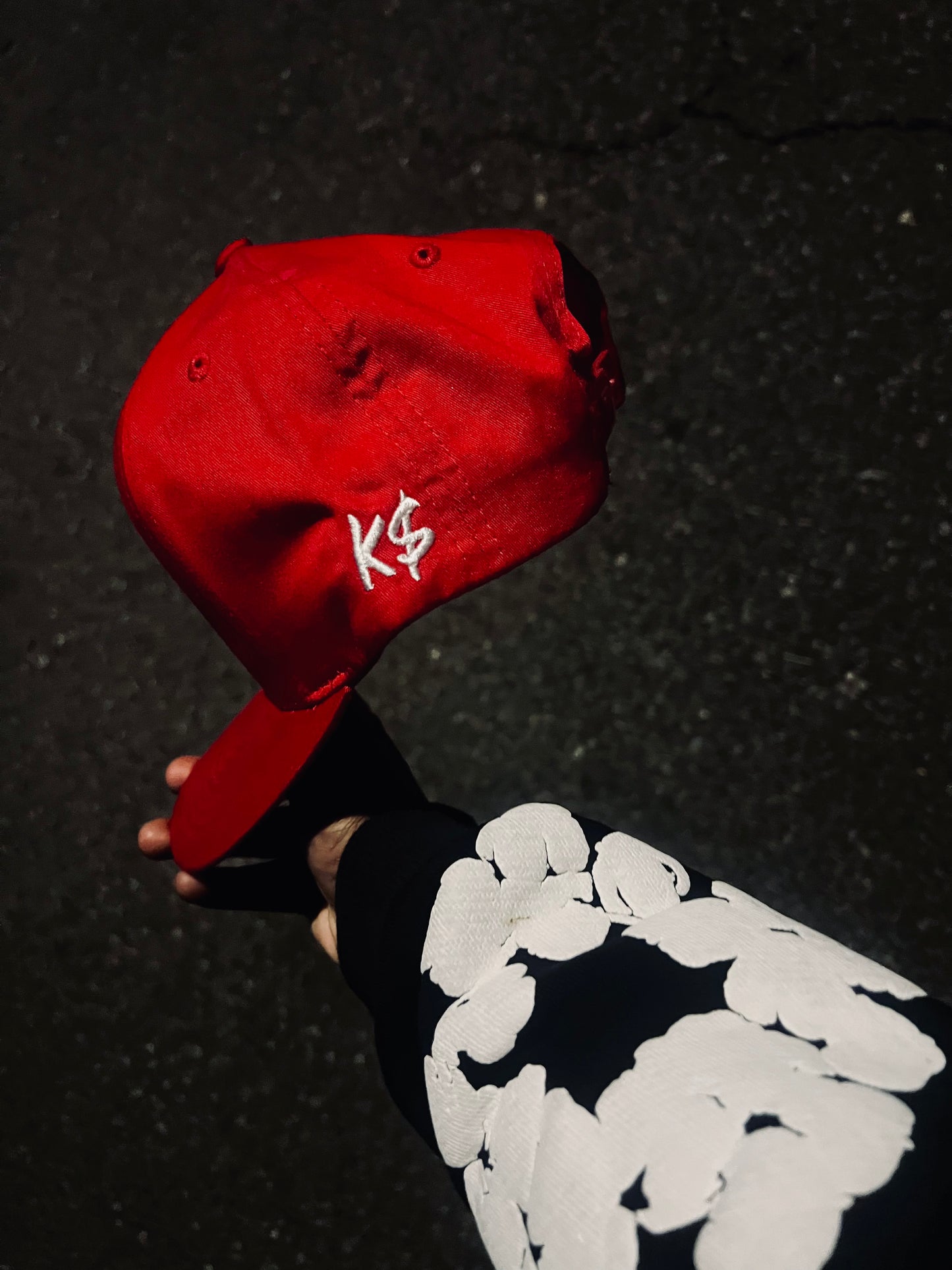 Fire Red "K" Snapback Hat