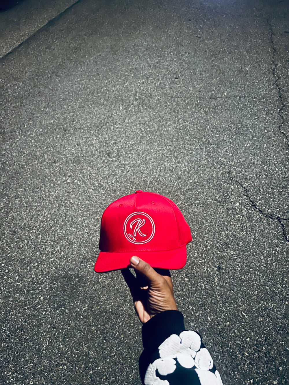 Fire Red "K" Snapback Hat