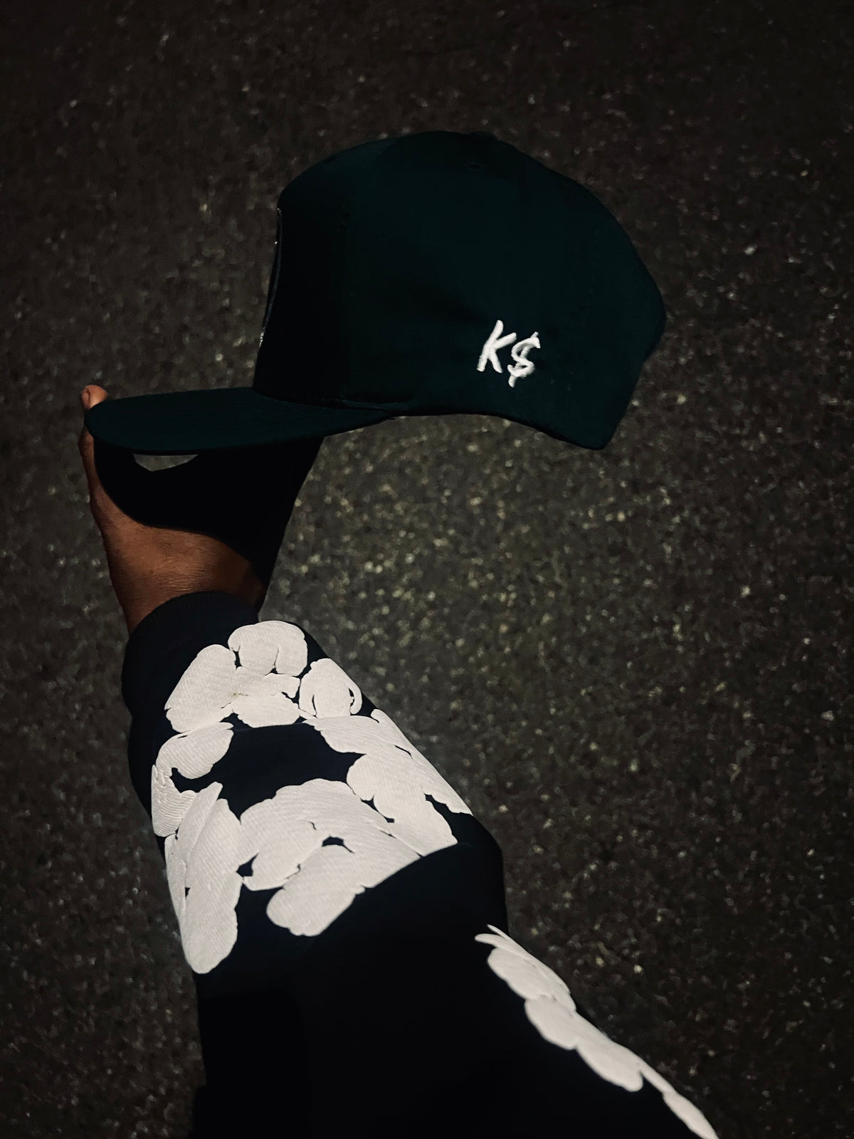 Fire Red "K" Snapback Hat