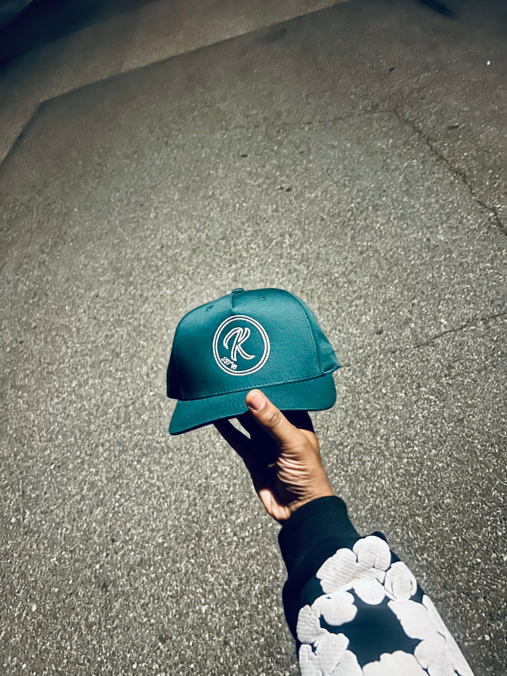 Forest Green "K" Snapback Hat